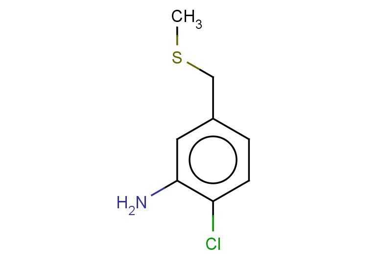 2-chloro-5-[(methylsulfanyl)methyl]aniline