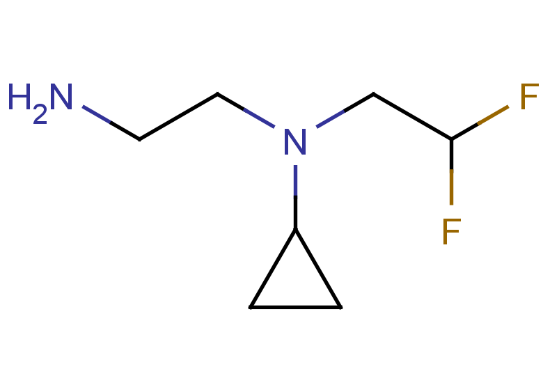 N-(2-aminoethyl)-N-(2,2-difluoroethyl)cyclopropanamine