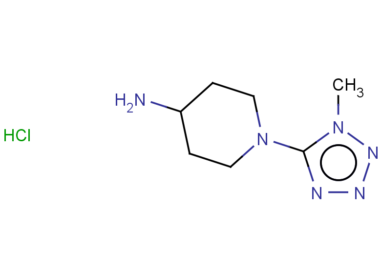 1-(1-methyl-1H-1,2,3,4-tetrazol-5-yl)piperidin-4-amine hydrochloride