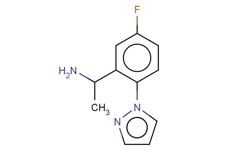 1-[5-fluoro-2-(1H-pyrazol-1-yl)phenyl]ethan-1-amine