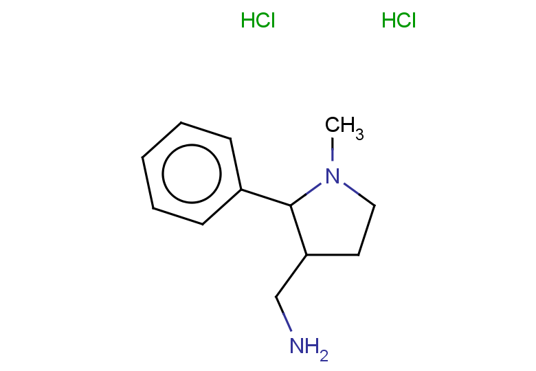 (1-methyl-2-phenylpyrrolidin-3-yl)methanamine dihydrochloride