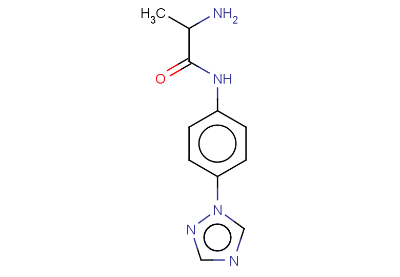 2-amino-N-[4-(1H-1,2,4-triazol-1-yl)phenyl]propanamide