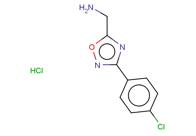 [3-(4-chlorophenyl)-1,2,4-oxadiazol-5-yl]methanamine hydrochloride
