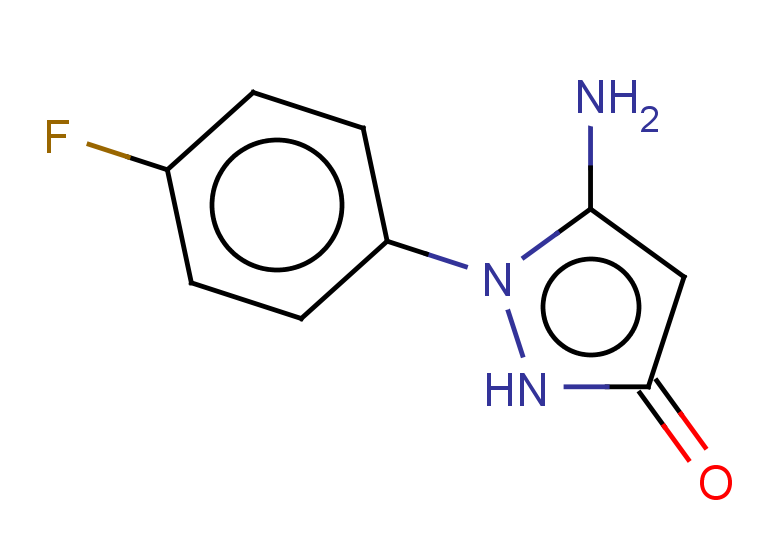 5-amino-1-(4-fluorophenyl)-2,3-dihydro-1H-pyrazol-3-one