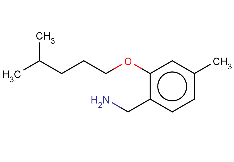 {4-methyl-2-[(4-methylpentyl)oxy]phenyl}methanamine