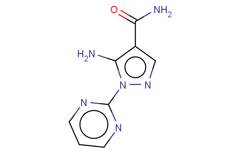 5-amino-1-(pyrimidin-2-yl)-1H-pyrazole-4-carboxamide