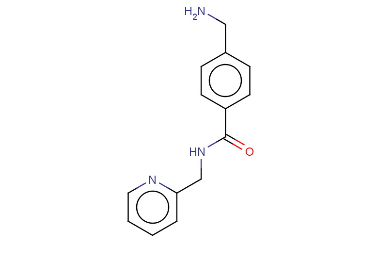 4-(aminomethyl)-N-(pyridin-2-ylmethyl)benzamide