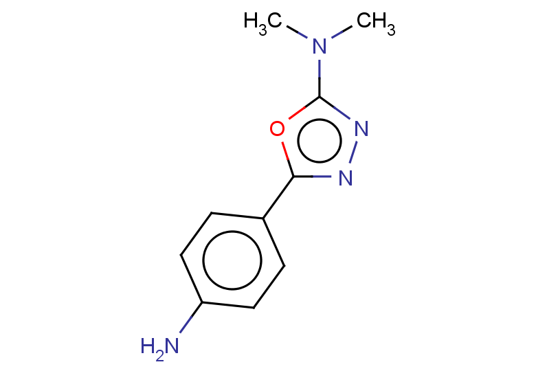 5-(4-aminophenyl)-N,N-dimethyl-1,3,4-oxadiazol-2-amine