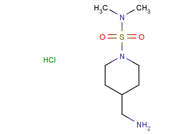 4-(aminomethyl)-N,N-dimethylpiperidine-1-sulfonamide hydrochloride