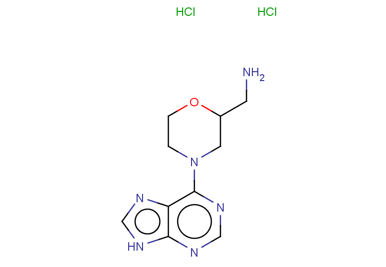 [4-(9H-purin-6-yl)morpholin-2-yl]methanamine dihydrochloride