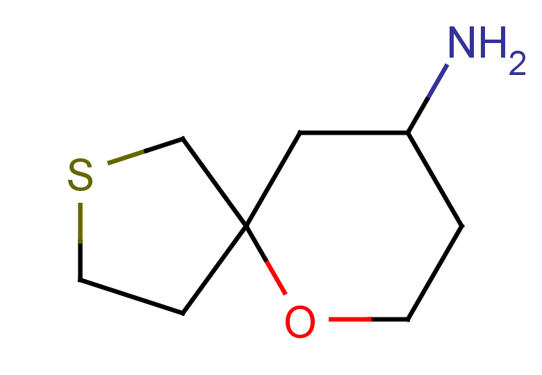 6-oxa-2-thiaspiro[4.5]decan-9-amine, Mixture of diastereomers