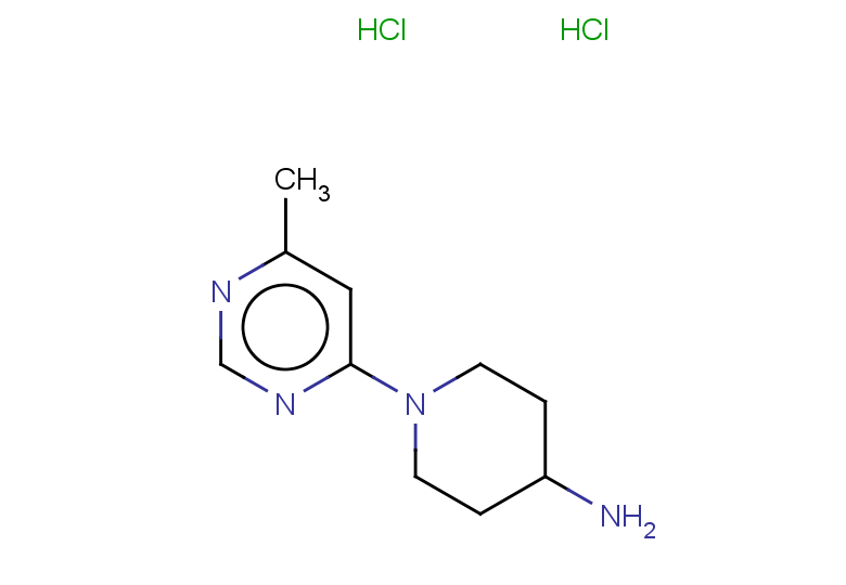 1-(6-methylpyrimidin-4-yl)piperidin-4-amine dihydrochloride