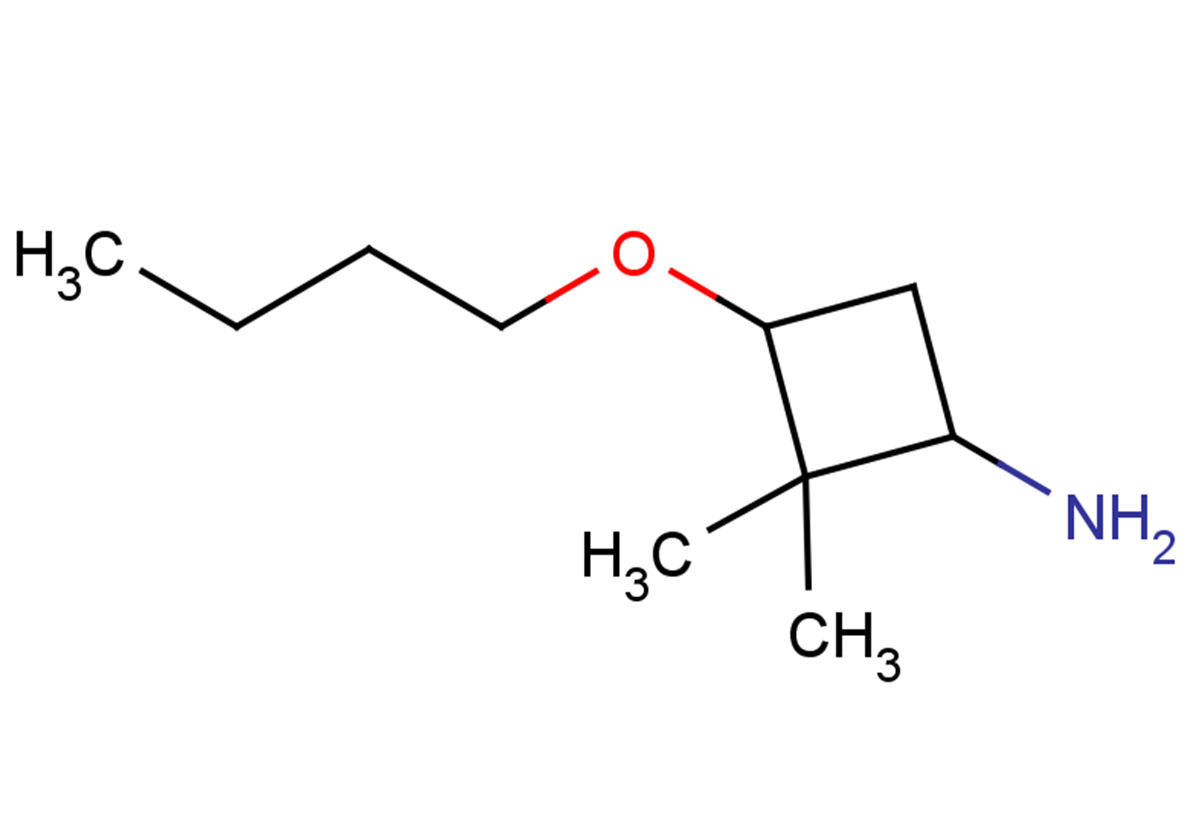 3-butoxy-2,2-dimethylcyclobutan-1-amine, Mixture of diastereomers