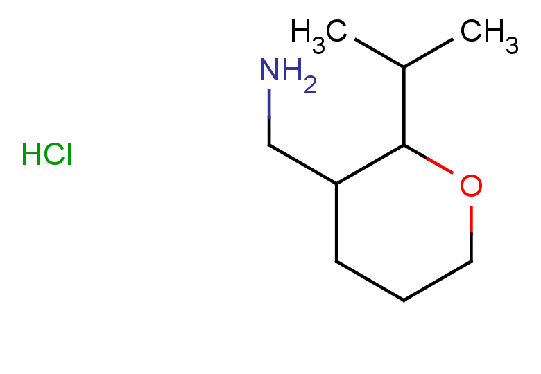 [2-(propan-2-yl)oxan-3-yl]methanamine hydrochloride
