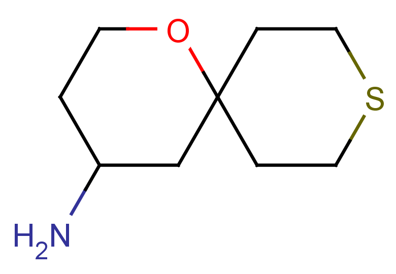 1-oxa-9-thiaspiro[5.5]undecan-4-amine