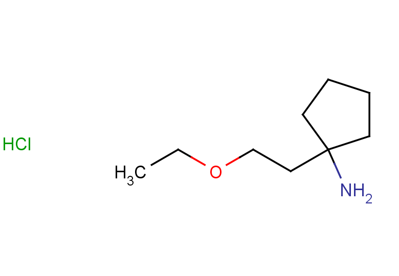 1-(2-ethoxyethyl)cyclopentan-1-amine hydrochloride