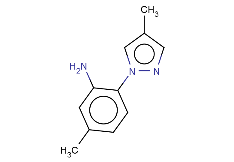 5-methyl-2-(4-methyl-1H-pyrazol-1-yl)aniline
