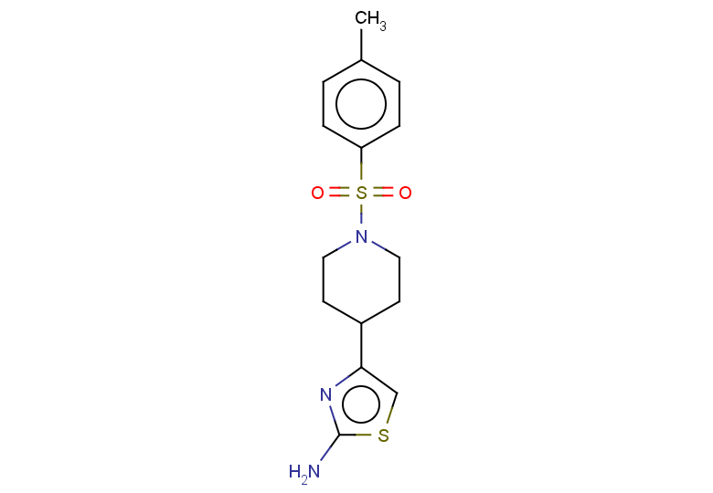 4-[1-(4-methylbenzenesulfonyl)piperidin-4-yl]-1,3-thiazol-2-amine