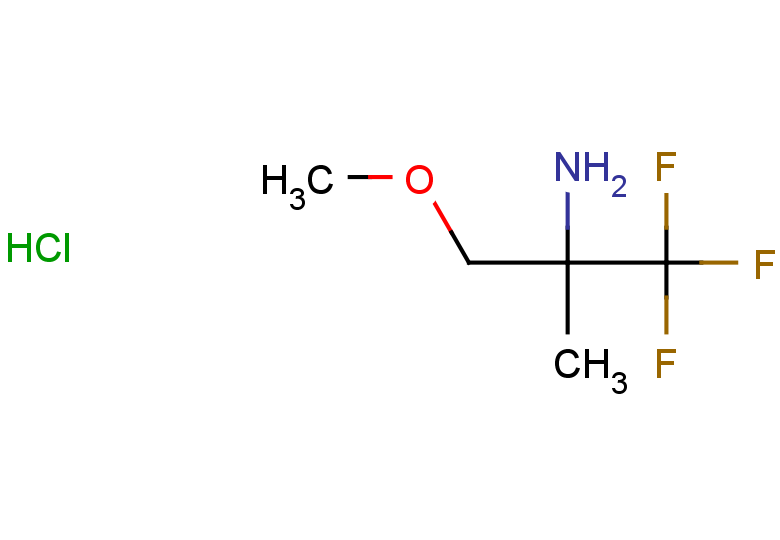 1,1,1-trifluoro-3-methoxy-2-methylpropan-2-amine hydrochloride