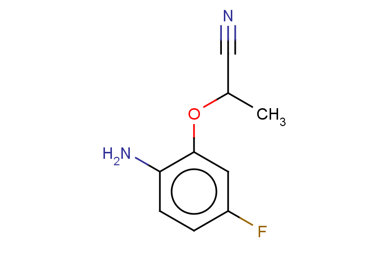 2-(2-amino-5-fluorophenoxy)propanenitrile