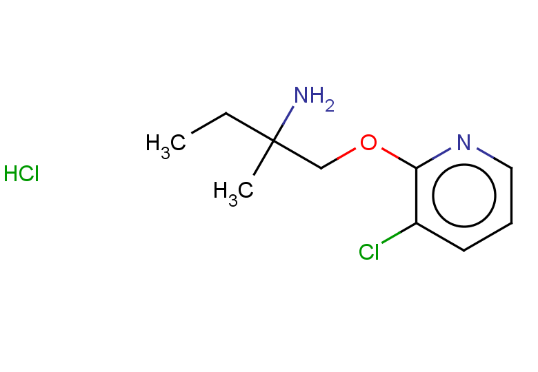 2-(2-amino-2-methylbutoxy)-3-chloropyridine hydrochloride