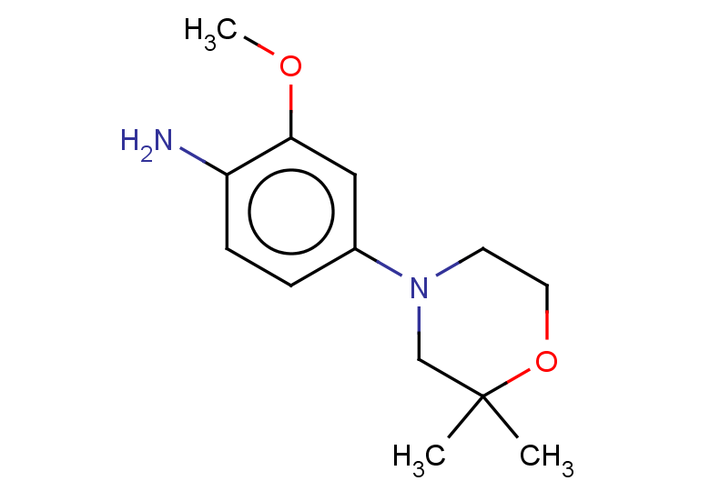 4-(2,2-dimethylmorpholin-4-yl)-2-methoxyaniline