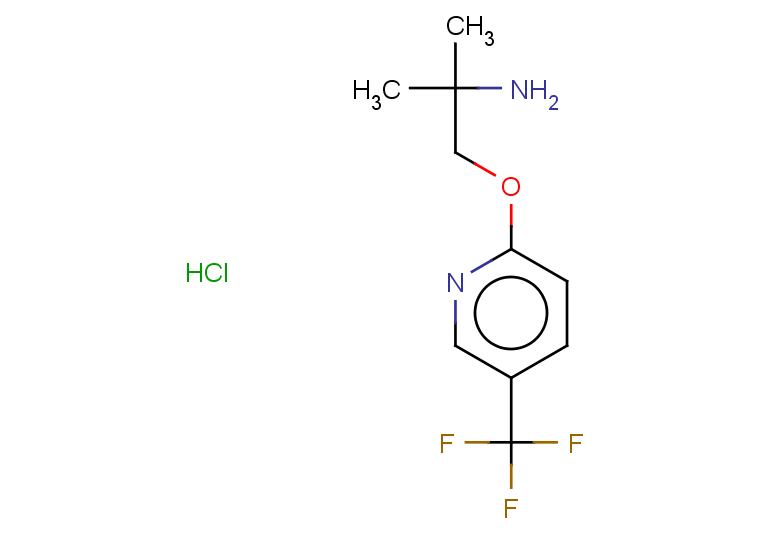 2-(2-amino-2-methylpropoxy)-5-(trifluoromethyl)pyridine hydrochloride