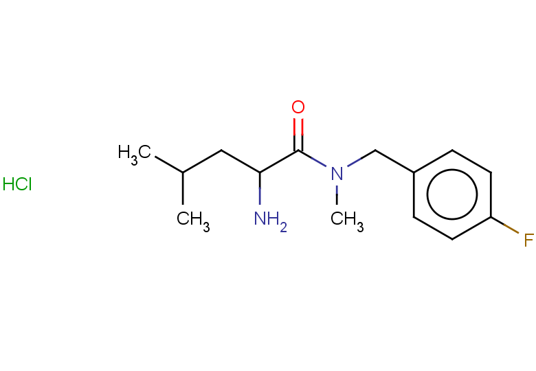 2-amino-N-[(4-fluorophenyl)methyl]-N,4-dimethylpentanamide hydrochloride