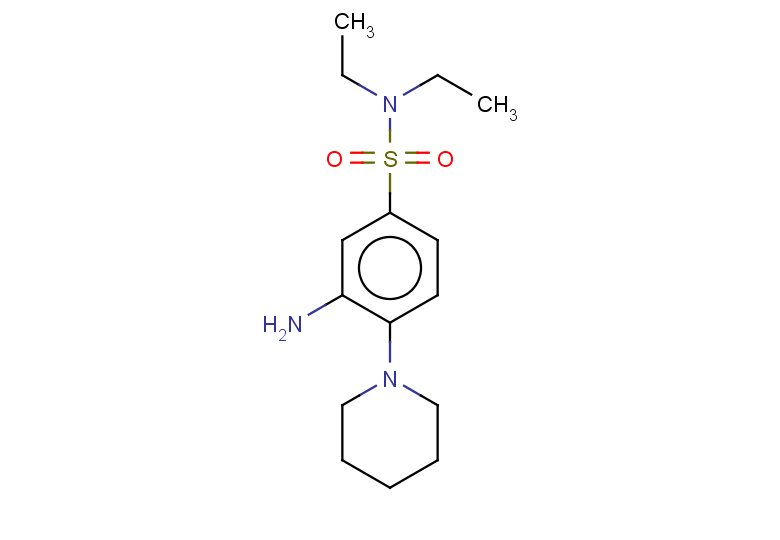 3-amino-N,N-diethyl-4-(piperidin-1-yl)benzene-1-sulfonamide