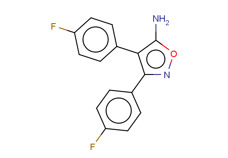 bis(4-fluorophenyl)-1,2-oxazol-5-amine