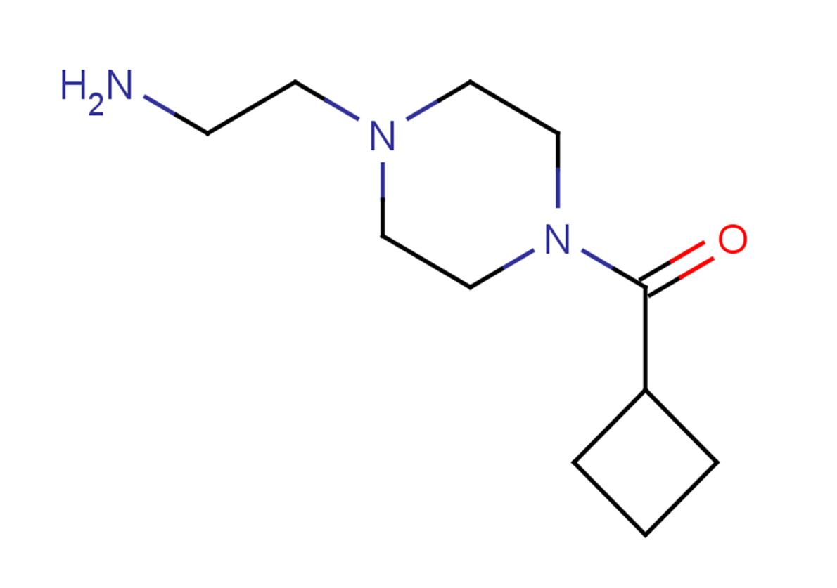 2-(4-cyclobutanecarbonylpiperazin-1-yl)ethan-1-amine