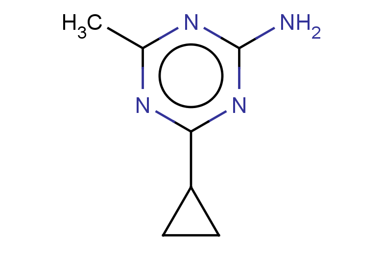 4-cyclopropyl-6-methyl-1,3,5-triazin-2-amine