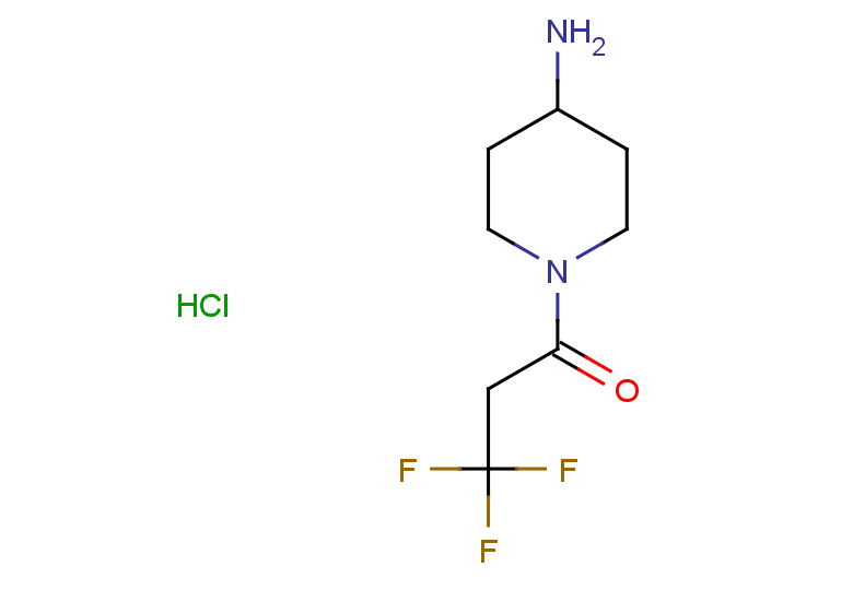 1-(4-aminopiperidin-1-yl)-3,3,3-trifluoropropan-1-one hydrochloride