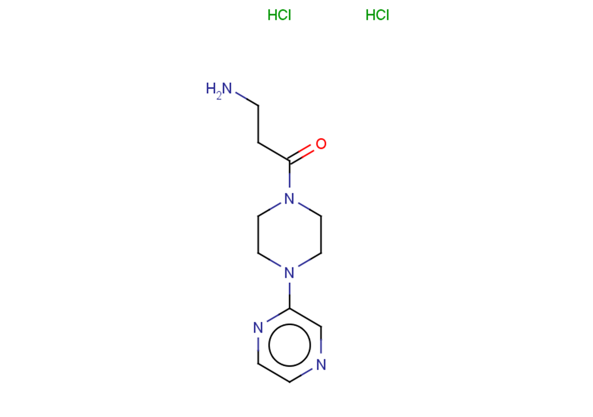 3-amino-1-[4-(pyrazin-2-yl)piperazin-1-yl]propan-1-one dihydrochloride