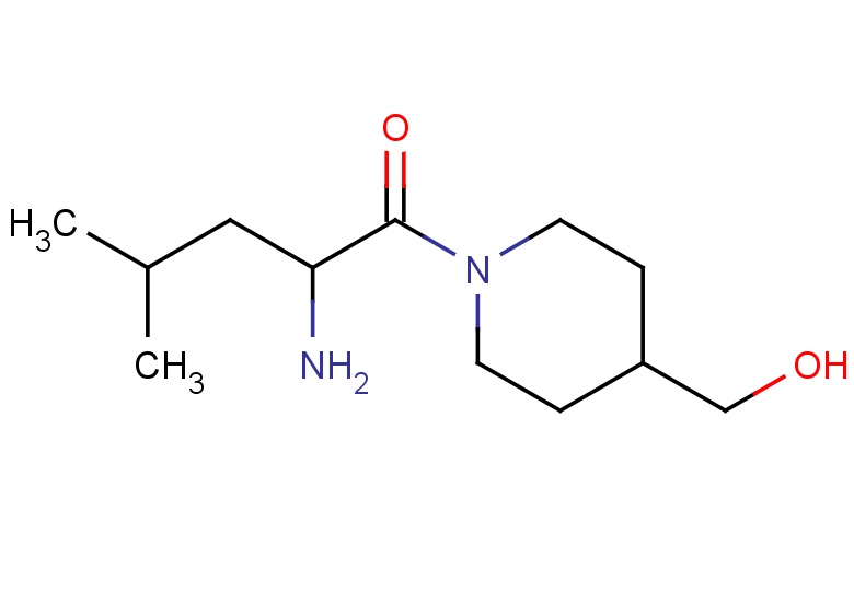 2-amino-1-[4-(hydroxymethyl)piperidin-1-yl]-4-methylpentan-1-one
