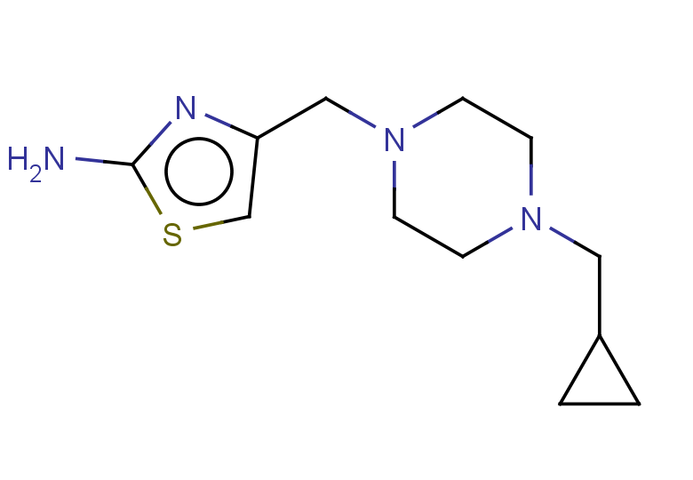 4-{[4-(cyclopropylmethyl)piperazin-1-yl]methyl}-1,3-thiazol-2-amine