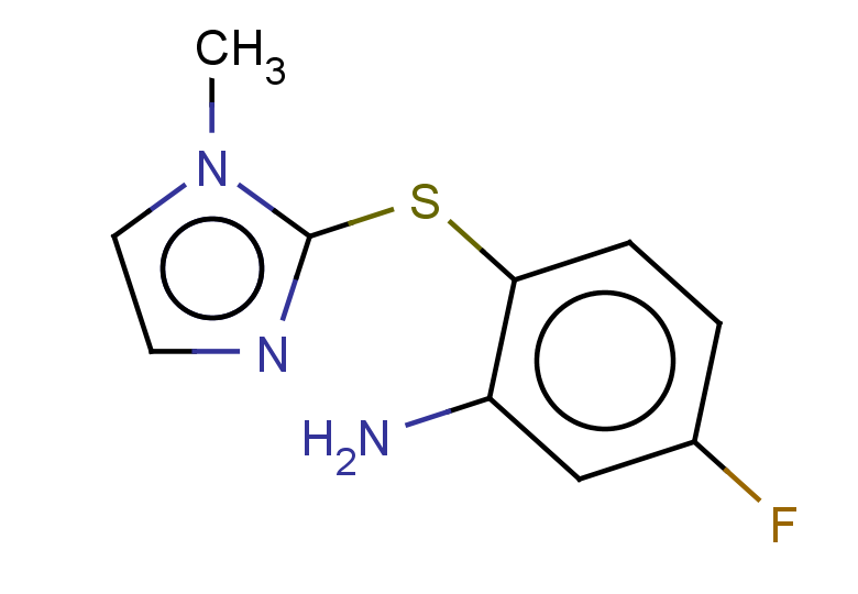5-fluoro-2-[(1-methyl-1H-imidazol-2-yl)sulfanyl]aniline