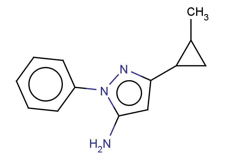 3-(2-methylcyclopropyl)-1-phenyl-1H-pyrazol-5-amine