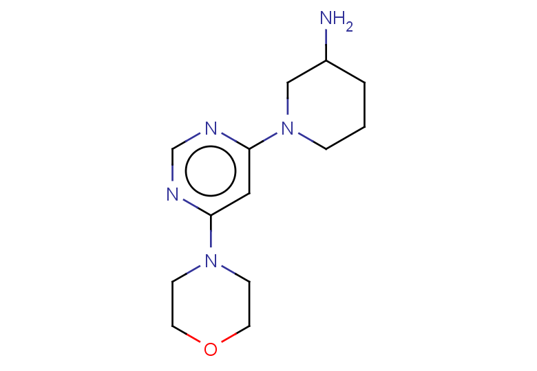 1-[6-(morpholin-4-yl)pyrimidin-4-yl]piperidin-3-amine