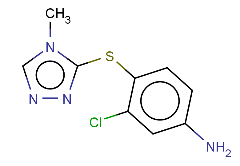 3-chloro-4-[(4-methyl-4H-1,2,4-triazol-3-yl)sulfanyl]aniline