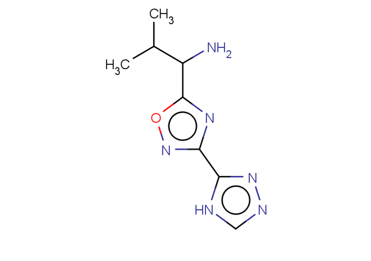 2-methyl-1-[3-(4H-1,2,4-triazol-3-yl)-1,2,4-oxadiazol-5-yl]propan-1-amine