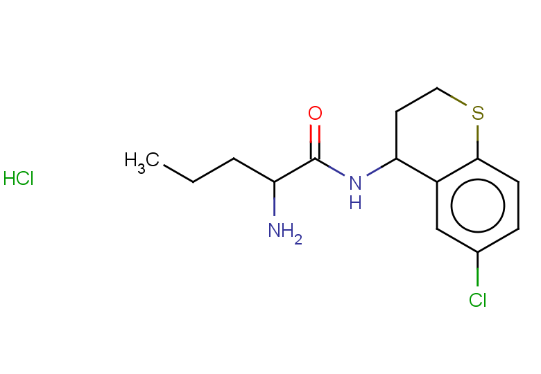 2-amino-N-(6-chloro-3,4-dihydro-2H-1-benzothiopyran-4-yl)pentanamide hydrochloride