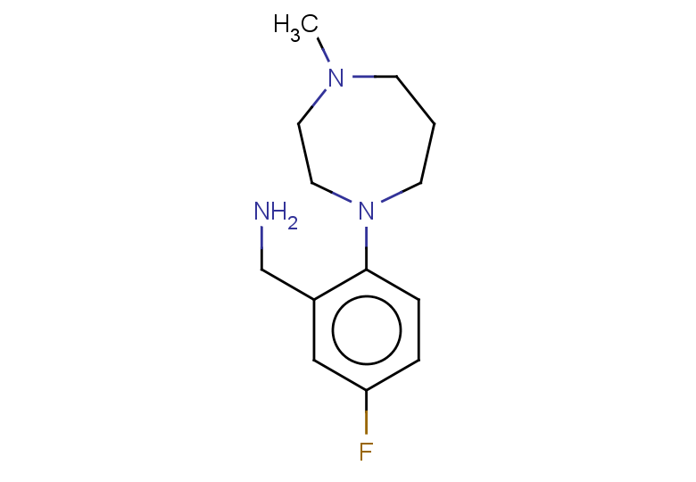 [5-fluoro-2-(4-methyl-1,4-diazepan-1-yl)phenyl]methanamine