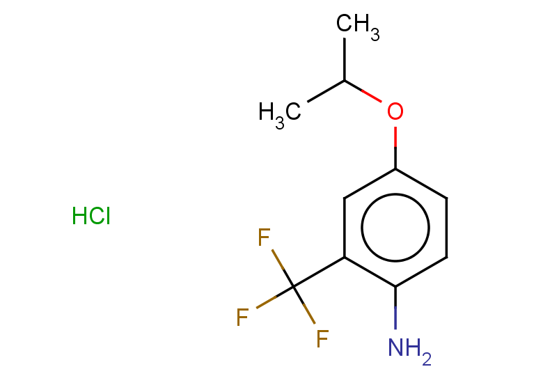 4-(propan-2-yloxy)-2-(trifluoromethyl)aniline hydrochloride