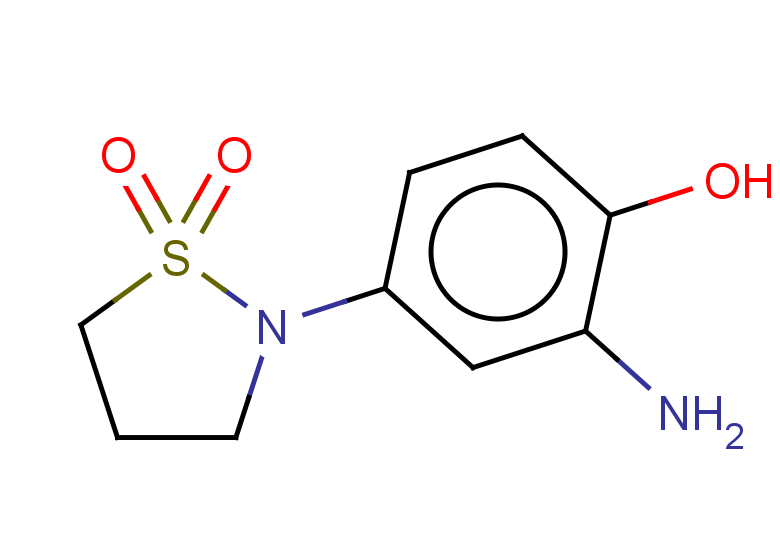 2-(3-amino-4-hydroxyphenyl)-1,2-thiazolidine-1,1-dione