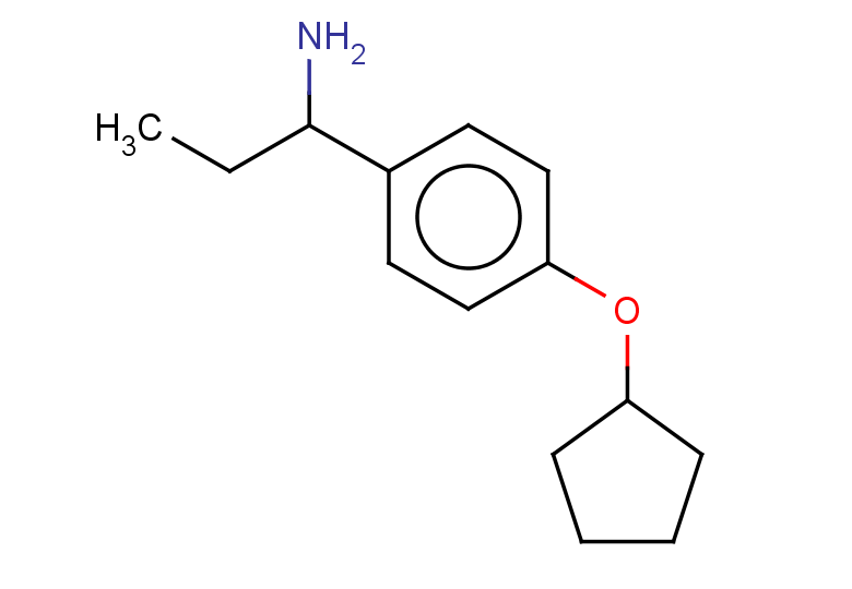 1-[4-(cyclopentyloxy)phenyl]propan-1-amine