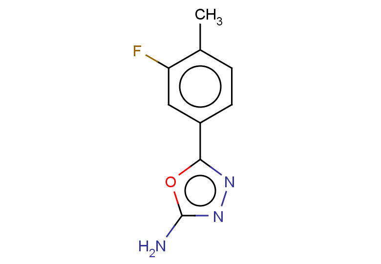 5-(3-fluoro-4-methylphenyl)-1,3,4-oxadiazol-2-amine