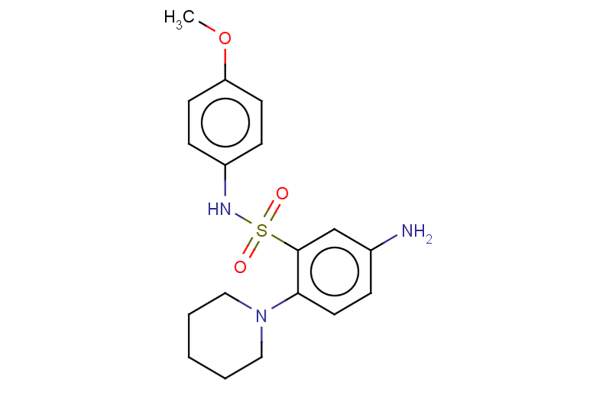 5-amino-N-(4-methoxyphenyl)-2-(piperidin-1-yl)benzene-1-sulfonamide