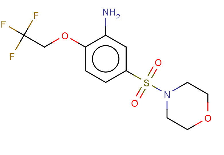 5-(morpholine-4-sulfonyl)-2-(2,2,2-trifluoroethoxy)aniline