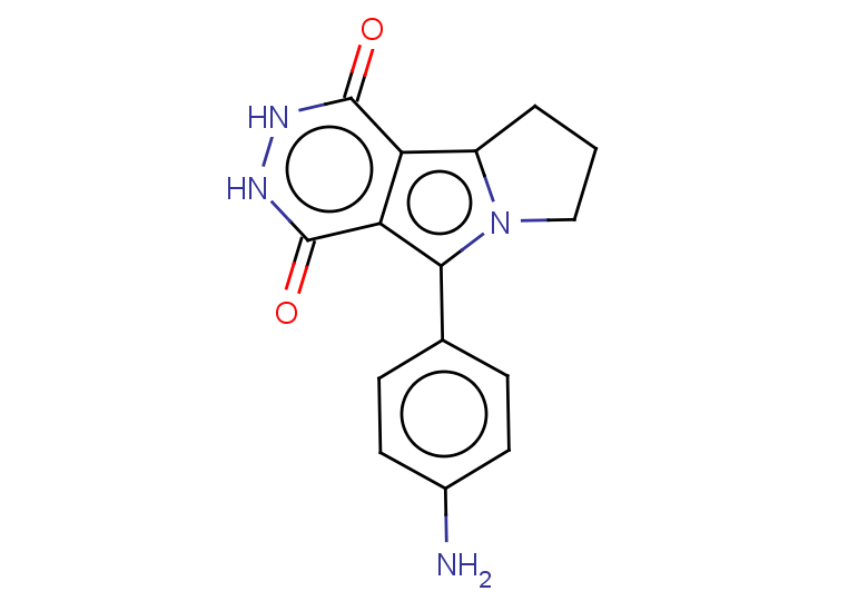 5-(4-aminophenyl)-1H,2H,3H,4H,7H,8H,9H-pyridazino[4,5-a]pyrrolizine-1,4-dione